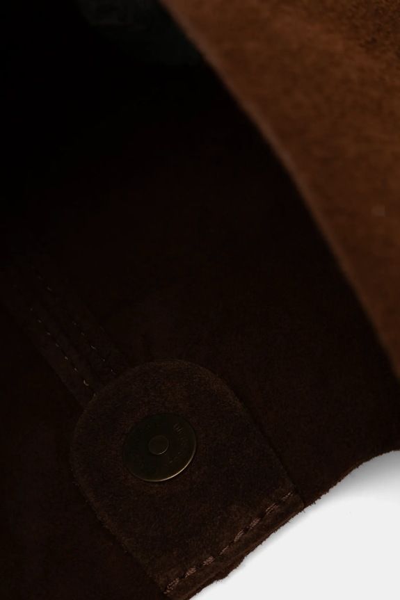 Answear.LAB torebka zamszowa C00035.isr brązowy