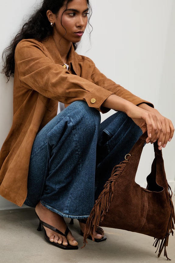 Answear.LAB torebka zamszowa C00035.isr