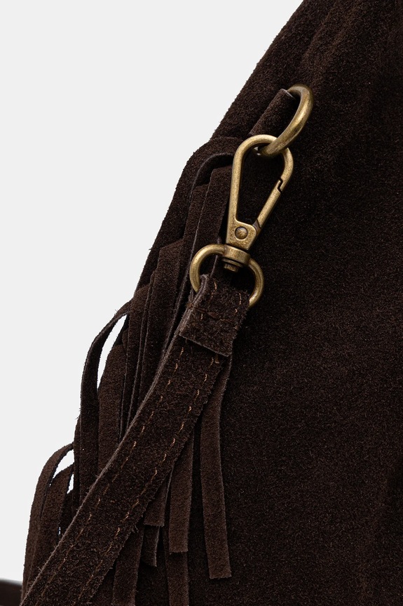 Answear.LAB torebka zamszowa C00035.isr brązowy