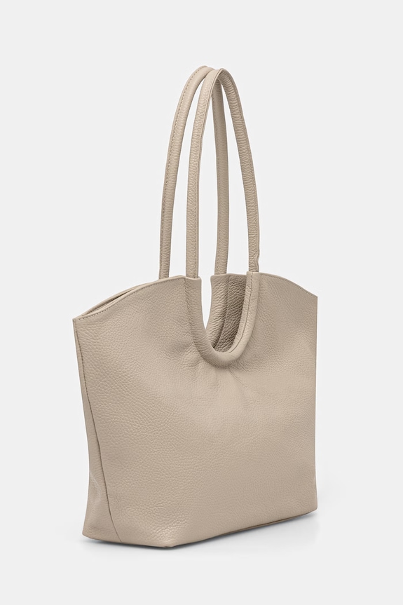 Answear.LAB torebka shopper damska skórzana A00053.isr beżowy WA00