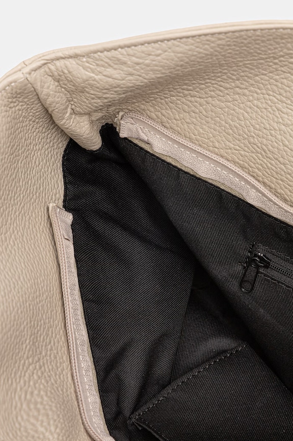 Answear.LAB torebka shopper damska skórzana A00053.isr beżowy