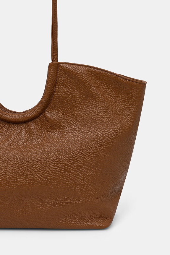 Akcesoria Answear.LAB torebka shopper damska skórzana A00053.isr brązowy