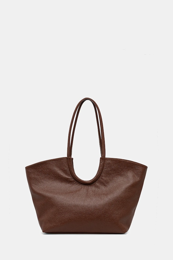 Answear.LAB geantă shopper pentru femei din piele A00053.isr maro WA00