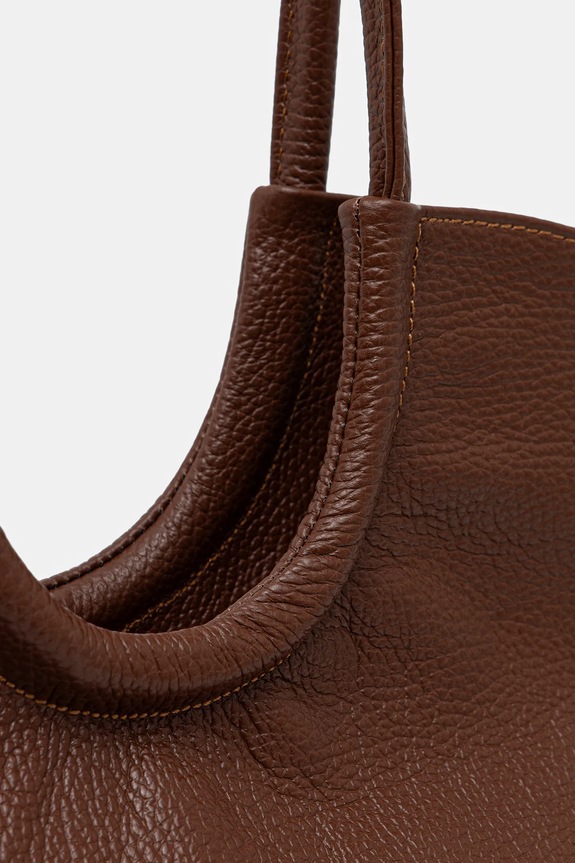 Answear.LAB geantă shopper pentru femei din piele A00053.isr maro