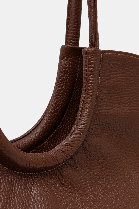 Answear.LAB geantă shopper pentru femei din piele A00053.isr maro