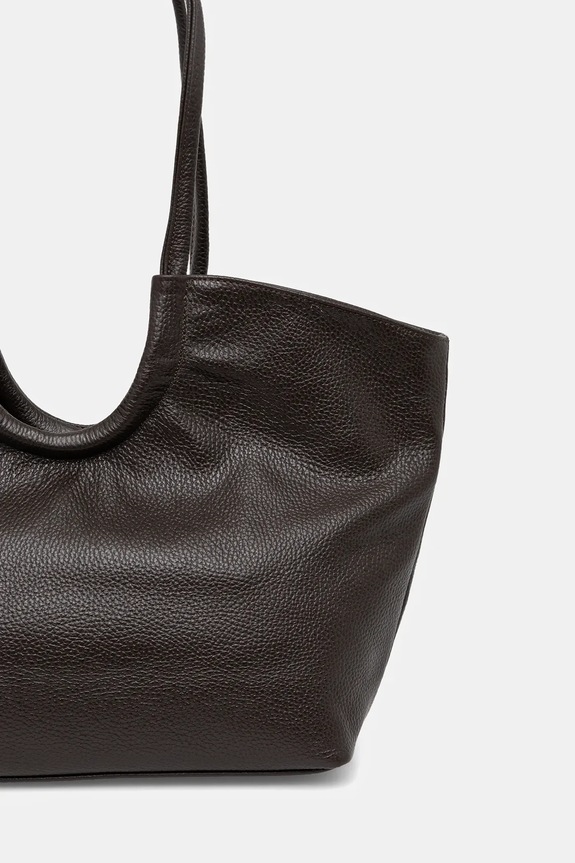 Answear.LAB geantă shopper de damă din piele maro A00053.isr