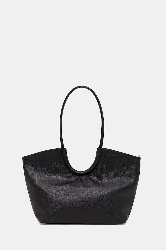 Answear.LAB geantă shopper de damă din piele A00053.isr negru WA00