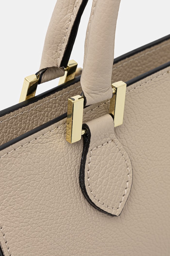 Answear.LAB Geantă crossbody de damă din piele bej A00011.isr