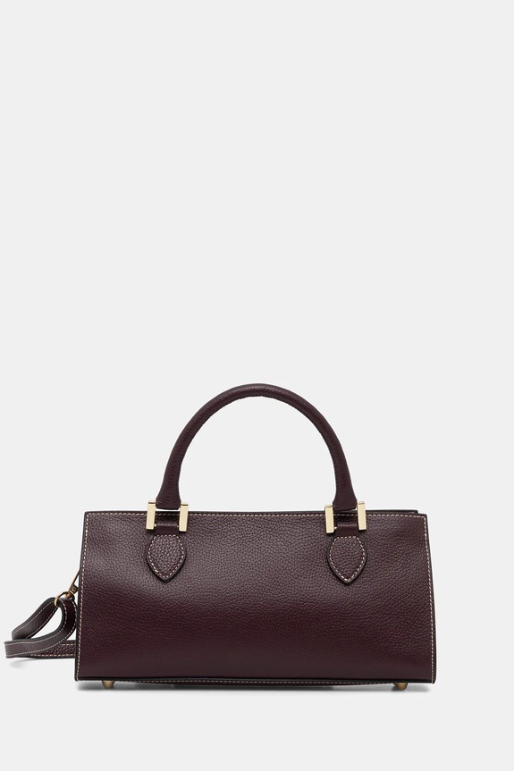 Answear.LAB torebka crossbody damska skórzana A00011.isr bordowy WS26