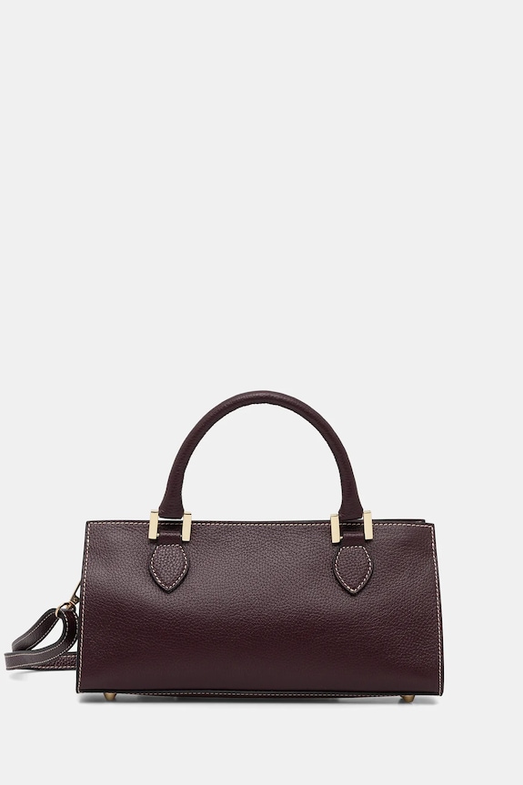 Answear.LAB torebka crossbody damska skórzana A00011.isr bordowy WS26