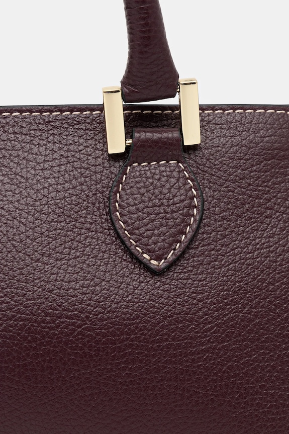 Answear.LAB torebka crossbody damska skórzana A00011.isr bordowy