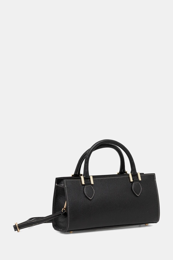 Answear.LAB torebka crossbody damska skórzana A00011.isr czarny WS26