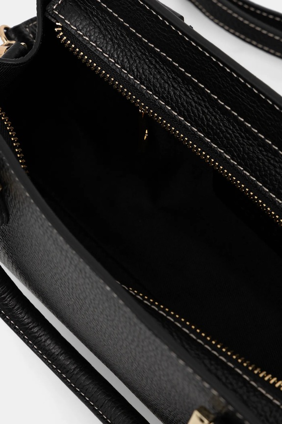 Answear.LAB torebka crossbody damska skórzana A00011.isr czarny