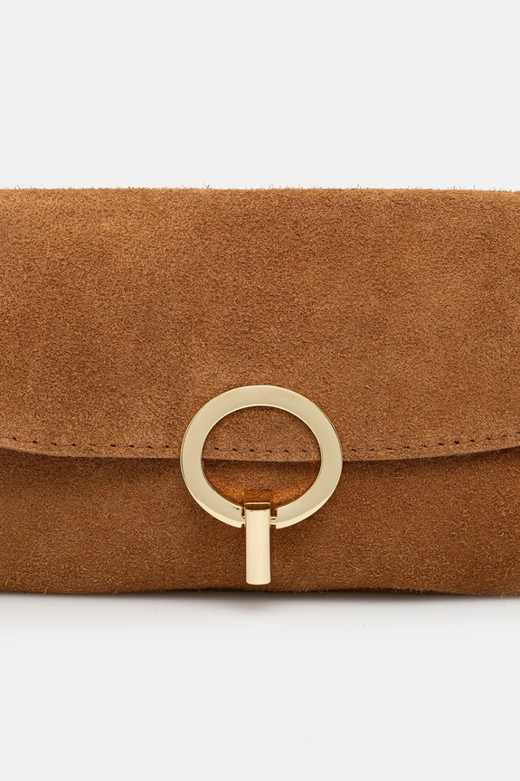 Τσάντα σουέτ Answear.LAB καφέ 1368.hak