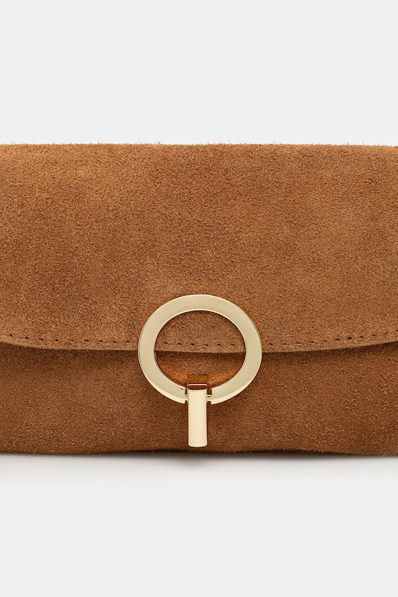 Τσάντα σουέτ Answear.LAB καφέ 1368.hak