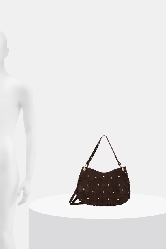 Answear.LAB torebka crossbody damska zamszowa 1271.hak