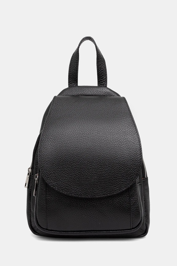 Kožni ruksak Answear.LAB bez uzorka crna SR25MLP.pak