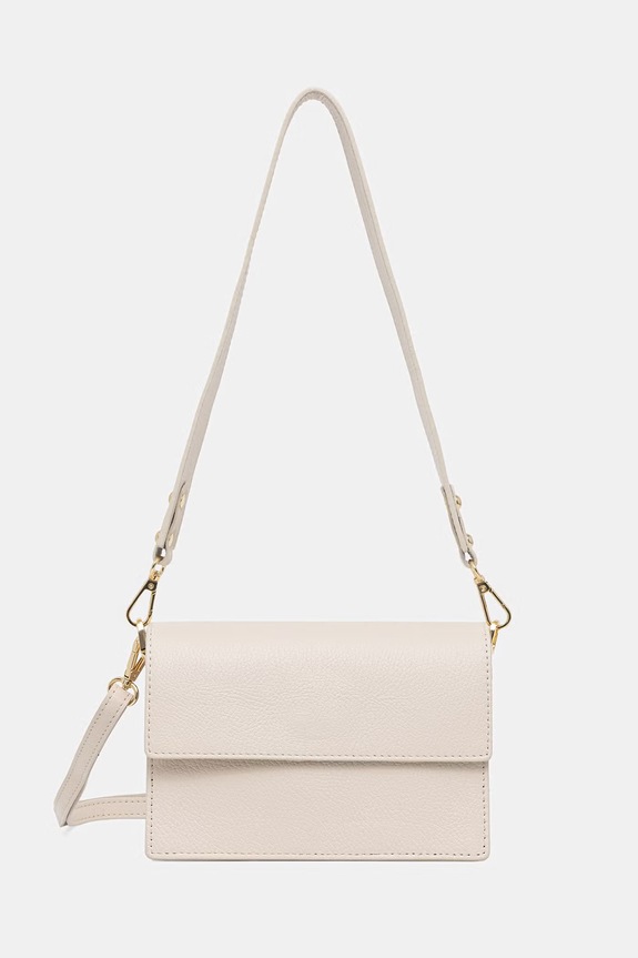 Answear.LAB crossbody kabelka dámská kožená béžová SR27ML.pak
