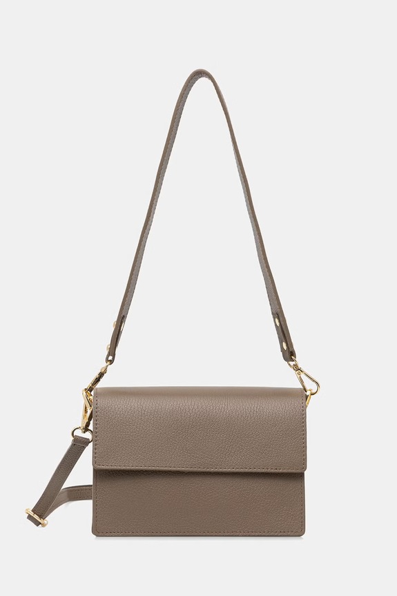 Answear.LAB torebka crossbody damska skórzana beżowy SR27ML.pak