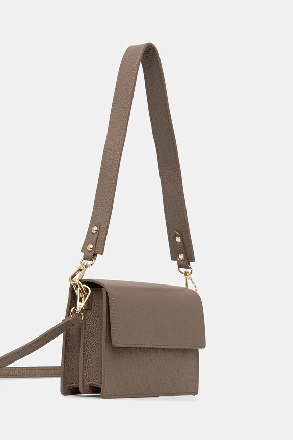 Answear.LAB torebka crossbody damska skórzana SR27ML.pak beżowy WS26