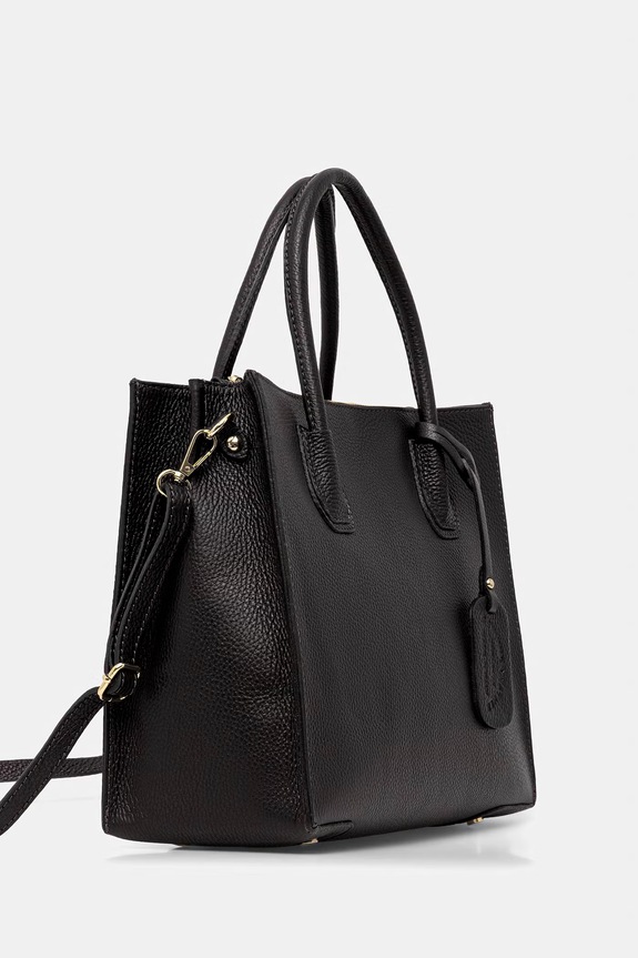 Answear.LAB torebka skórzana 846.isr czarny WS26