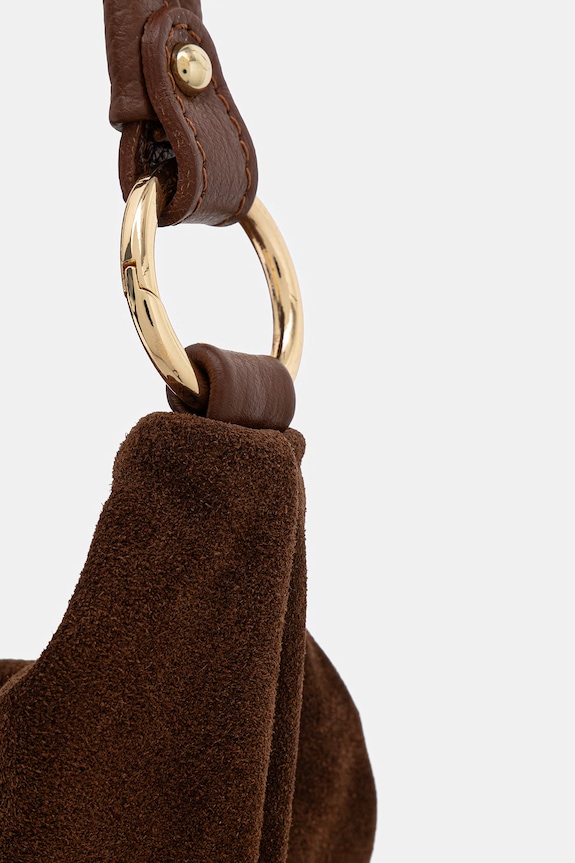 Τσάντα σουέτ Answear.LAB καφέ c00077.ISR