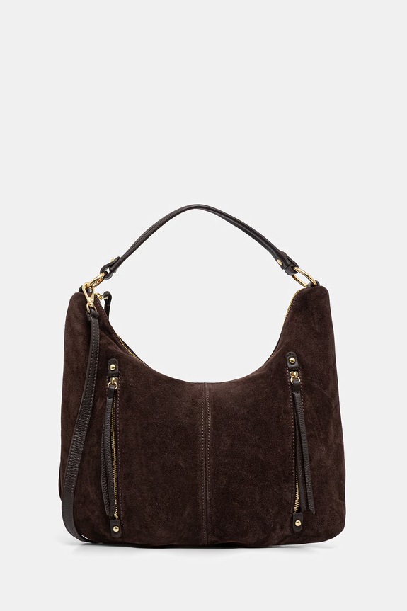 Τσάντα σουέτ Answear.LAB c00077.ISR καφέ WS26