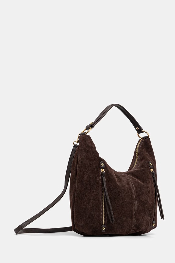 Αξεσουάρ Τσάντα σουέτ Answear.LAB c00077.ISR καφέ