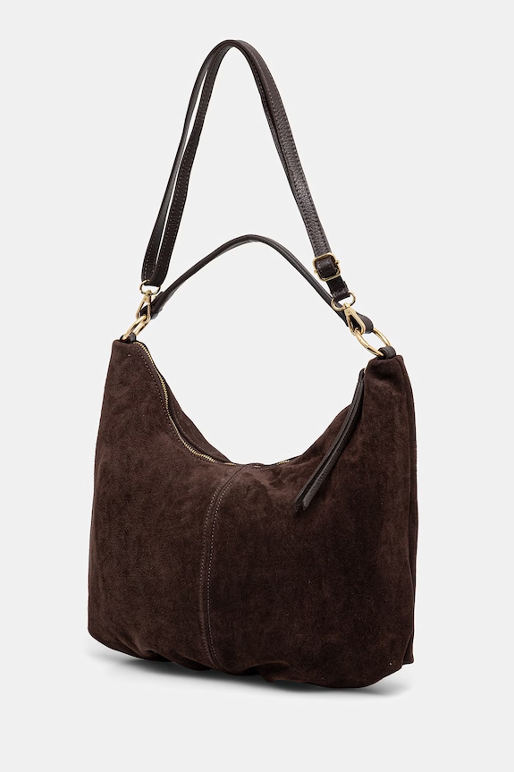 Τσάντα σουέτ Answear.LAB καφέ c00077.ISR