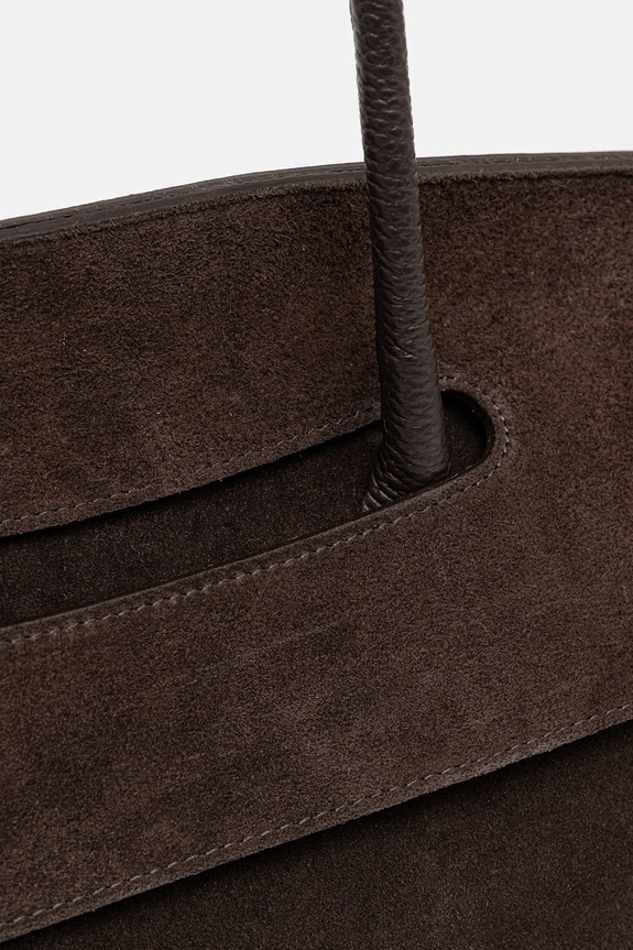 Τσάντα σουέτ Answear.LAB καφέ c000054.ISR