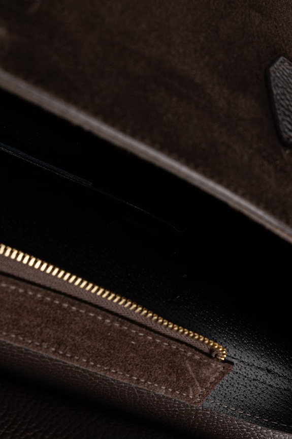 Τσάντα σουέτ Answear.LAB c000054.ISR καφέ