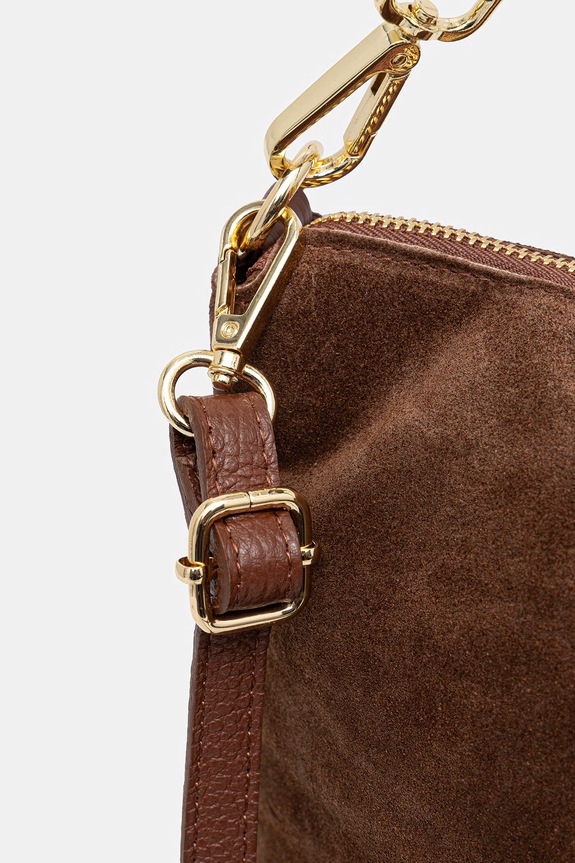 Semišová kabelka Answear.LAB hnedá MBP148HO3