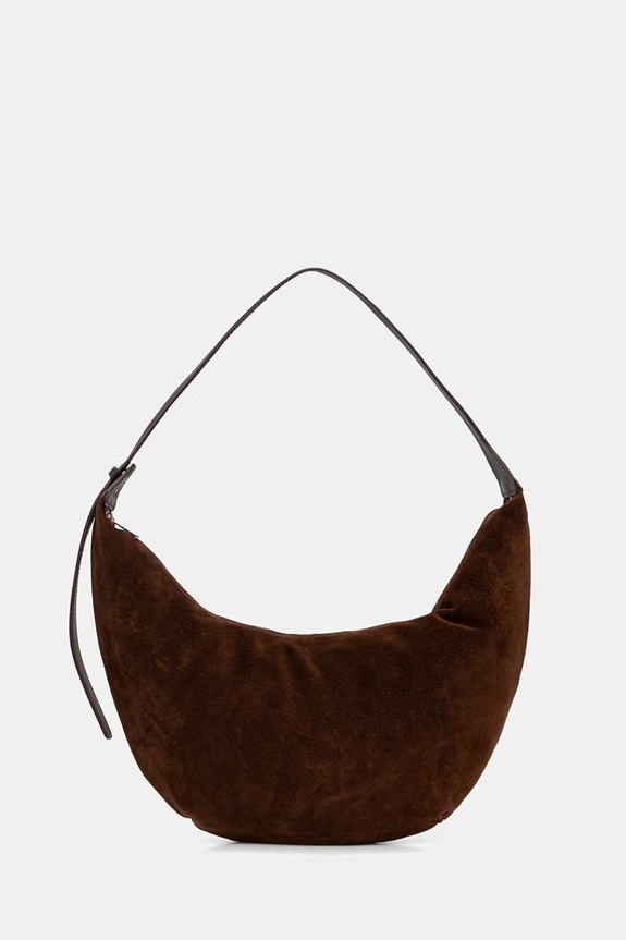Answear.LAB torebka hobo damska zamszowa brązowy mbp109go3.isr