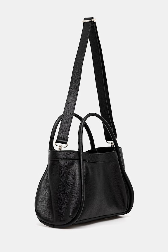 Accesorii Answear.LAB geantă de piele Unscripted Collection 1213.iak negru