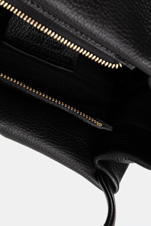 Answear.LAB geantă de piele Unscripted Collection wy111.iak negru