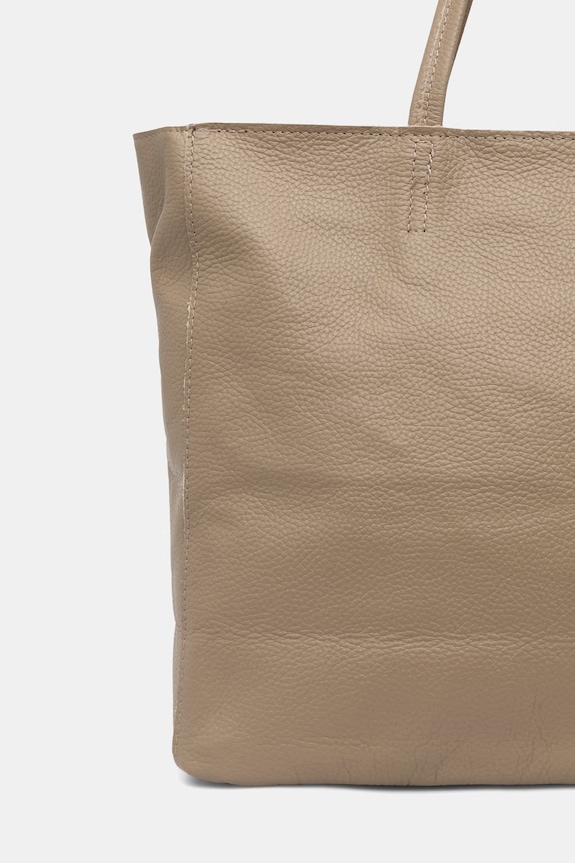 Akcesoria Answear.LAB torebka shopper damska skórzana 755.podszewka.hak brązowy