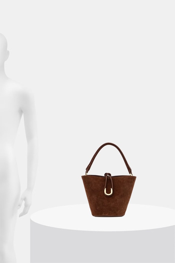 Answear.LAB βαλιτσάκι γυναικείο από δέρμα σουέτ 1457.hak