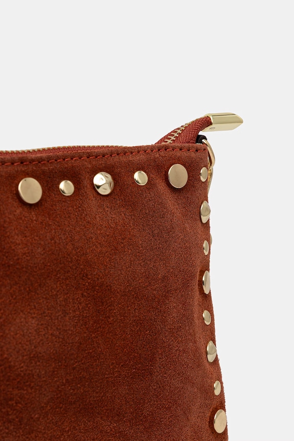 Answear.LAB crossbody kabelka dámska semišová oranžová 997.hak