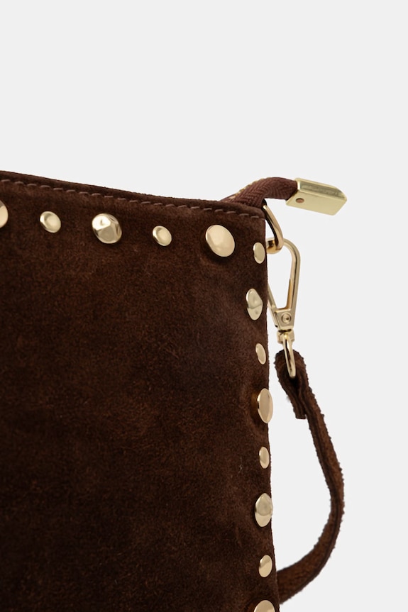 Answear.LAB torebka crossbody damska zamszowa brązowy 997.hak
