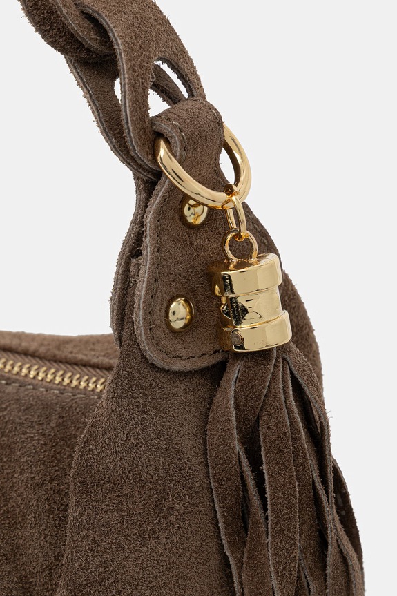 Answear.LAB crossbody kabelka dámska semišová hnedá 1486.hak