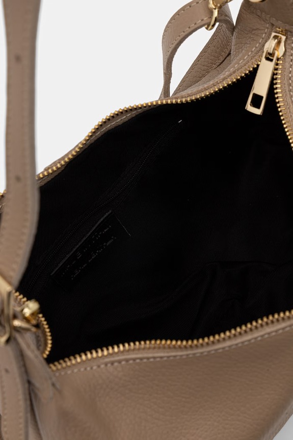Answear.LAB torebka crossbody damska skórzana 1118.hak brązowy
