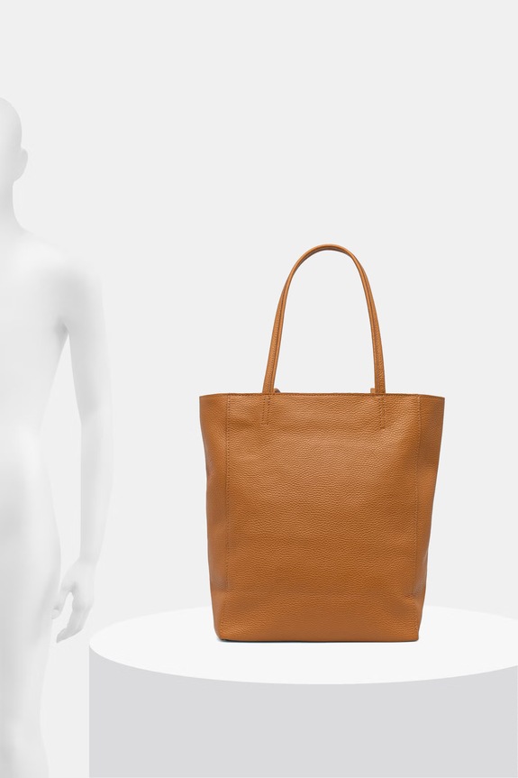 Answear.LAB shopper torba ženska usnjena m.075.podszewka.hak