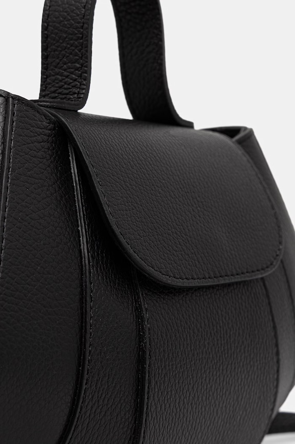 Answear.LAB torebka crossbody damska skórzana czarny MZB1204.iak