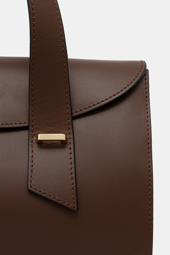 Answear.LAB torebka shopper damska skórzana brązowy RXB8208.iak