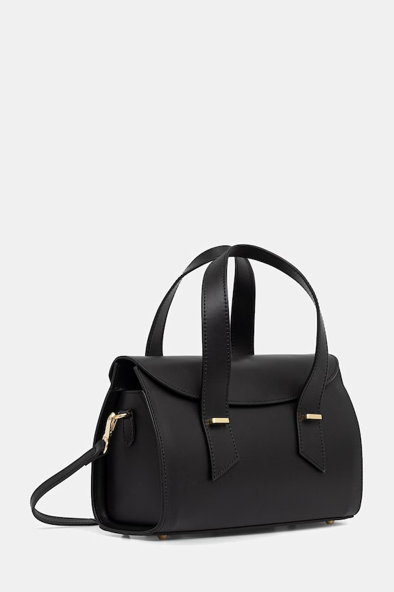 Answear.LAB kabelka typu shopper dámska kožená RXB8208.iak čierna WS26