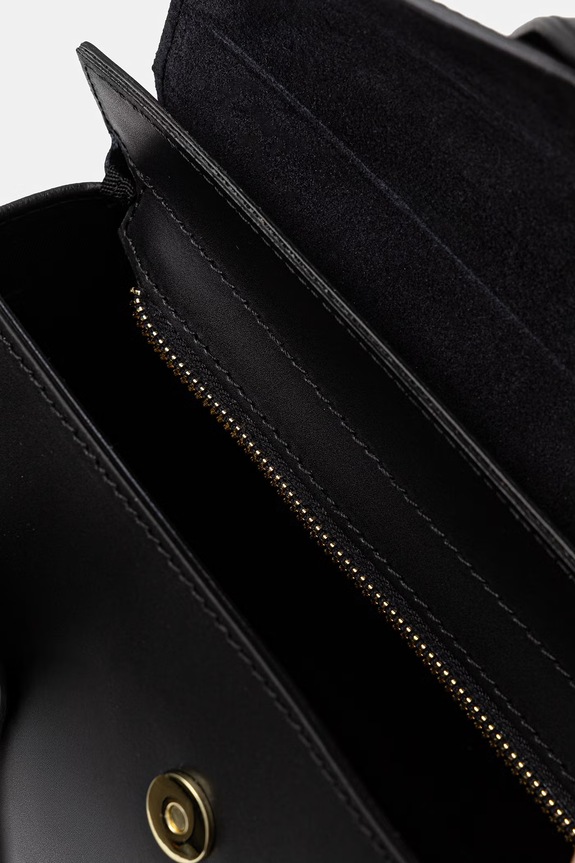 Answear.LAB kabelka typu shopper dámska kožená RXB8208.iak čierna