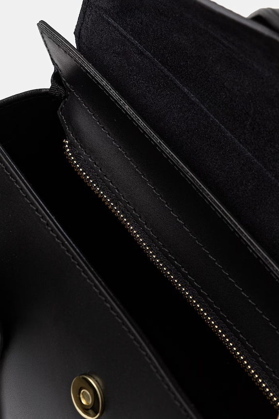 Answear.LAB kabelka typu shopper dámska kožená RXB8208.iak čierna