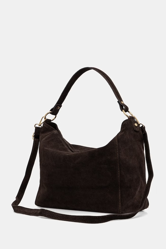 Accesorii Answear.LAB geantă shopper pentru femei, din piele întoarsă DNS1202.iak maro