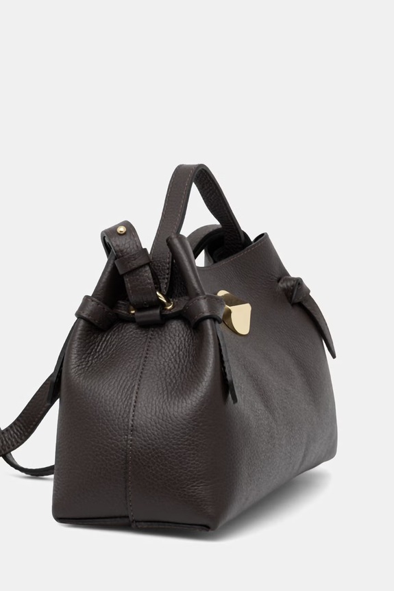 Answear.LAB Geantă crossbody de damă din piele WS26-TOD162 maro WS26