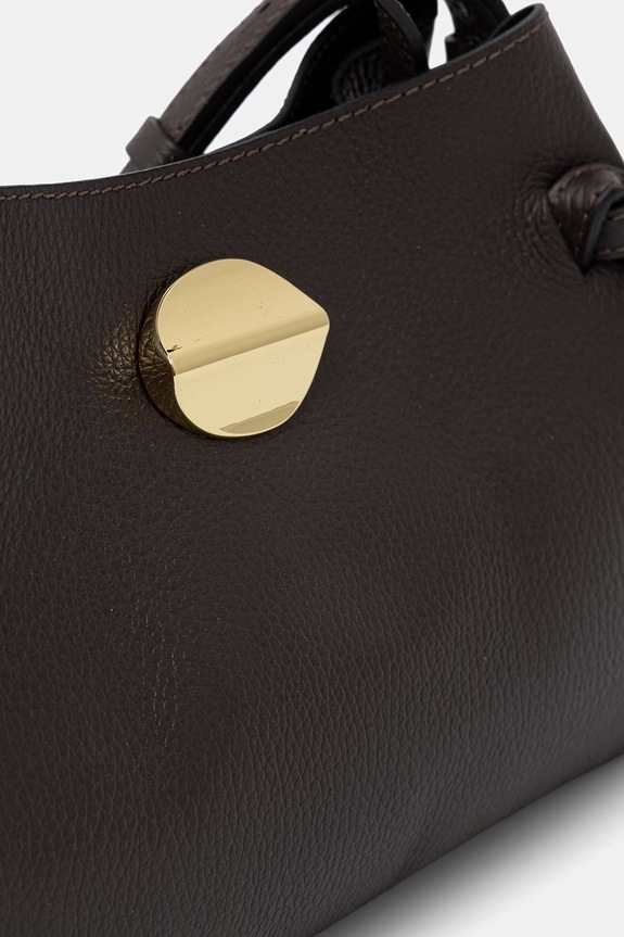 Answear.LAB Geantă crossbody de damă din piele maro WS26-TOD162
